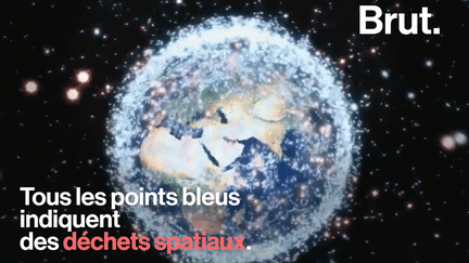 Brut : déchets spatiaux