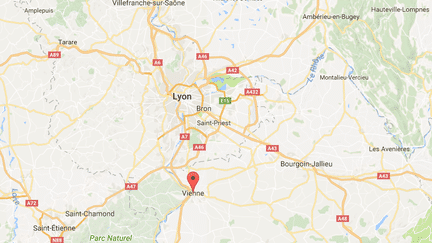 Les faits se sont déroulés à Vienne, au sud de Lyon, dans l'Isère.&nbsp; (CAPTURE ECRAN GOOGLE MAPS)