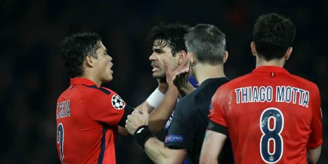 Thiago Silva fait la leçon à Diego Costa