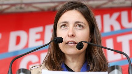 Sophie Binet a été élue secrétaire générale de la CGT, le 31 mars 2023. (BODO MARKS / DPA / AFP)