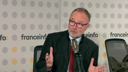 Bruno David, biologiste, naturaliste et président du Muséum National d’Histoire Naturelle, invité de franceinfo, mercredi 7 décembre 2022. (FRANCE INFO)