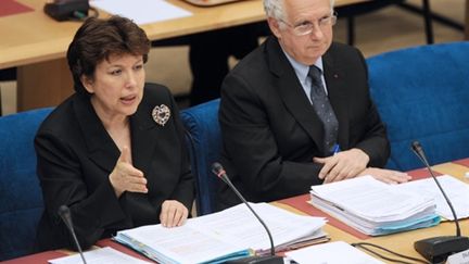 La ministre de la Santé Roselyne Bachelot et le directeur général de la santé Didier Houssin auditionnés par le Sénat (AFP - Miguel Medina)