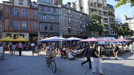 A Rennes (Ille-et-Vilaine), les loyers ont baiss&eacute; de 3% sur les premiers mois de 2013, selon le barom&egrave;tre Clameur du 22 mai 2013. (YANNICK LE GAL / ONLY FRANCE / AFP)