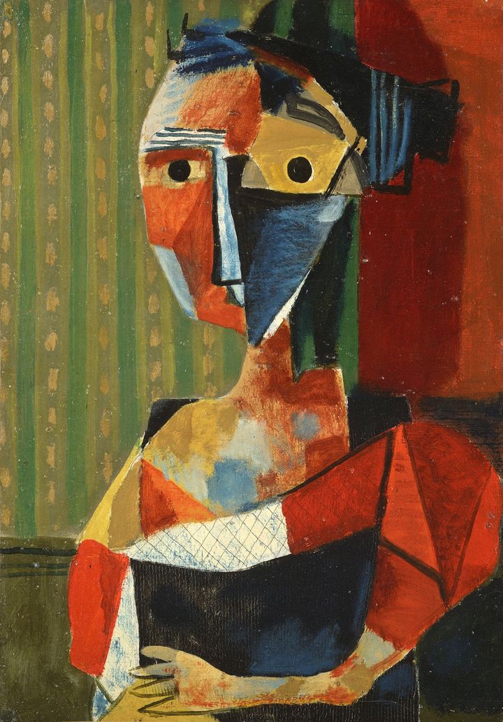 Roger Bissière, Figure, huile sur papier toilé, 1936, Collection particulière
 (ADAGP, Paris 2014)