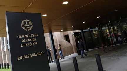 &nbsp; (Entrée de la Cour de Justice de l'Union Européenne à Luxembourg © MaxPPP)