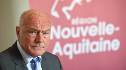 Le président de la région Nouvelle-Aquitaine, Alain Rousset, le 15 mai 2017, à Bordeaux (Gironde). (MEHDI FEDOUACH / AFP)