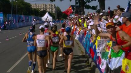 Jeudi 1er août l'athlétisme a fait son entrée aux Jeux avec le 20 km marche masculin et féminin remporté par la Chinoise Jiayu Yang et l'Équatorien Brian Daniel Pintado.