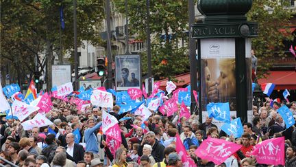 &nbsp; (Les organisateurs estiment à 500.000 le nombre de participants à la Manif pour tous ce dimanche à Paris © RF / Nathanaël Charbonnier)