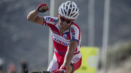 Joaquim Rodriguez est le coureur vedette de la formation Katusha (JEFF PACHOUD / AFP)