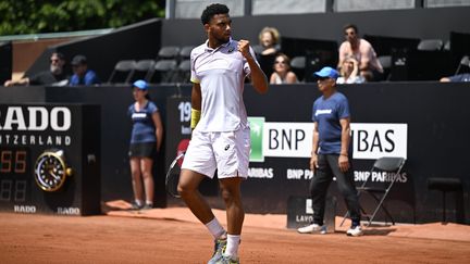 Arthur Fils lors de son premier tour à Lyon, le 22 mai 2023. (MAXPPP)