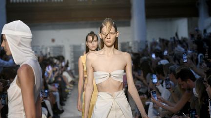 Défilé&nbsp;Bevza printemps-été 2023 à la New York Fashion Week le 13 septembre 2022.&nbsp; (FERNANDA CALFAT / GETTY IMAGES NORTH AMERICA)