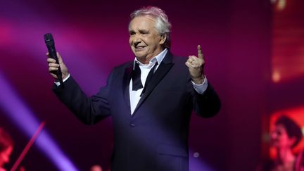 Michel Sardou lors de son dernier concert, le 12 avril 2018
 (Jean-Baptiste Quentin / PHOTOPQR/LE PARISIEN/MAXPPP)