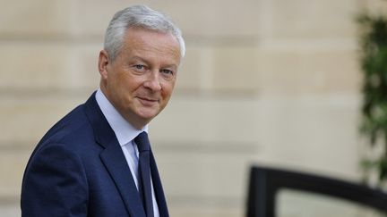 Le ministre de l'Economie et des Finances, Bruno Le Maire, le 20 septembre 2023 à l'Elysée, à Paris. (LUDOVIC MARIN / AFP)