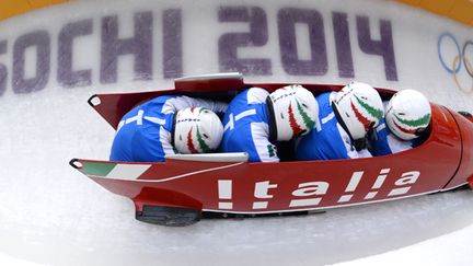 Le bobeur italien, William Frullani, a été contrôlé positif (LIONEL BONAVENTURE / AFP)