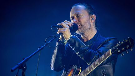 Thom Yorke, leader de Radiohead, sur scène avec son groupe le 3 juin 2016 à Barcelone
 (Hell Gate / Media / Shutter / Sipa)