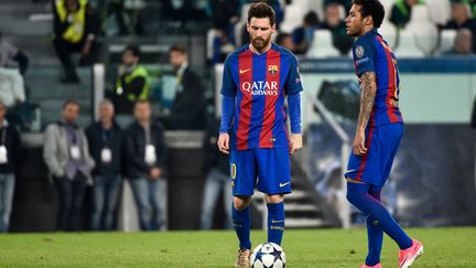 Lionel Messi et Neymar, les joueurs du FC Barcelone (GIUSEPPE MAFFIA / NURPHOTO)