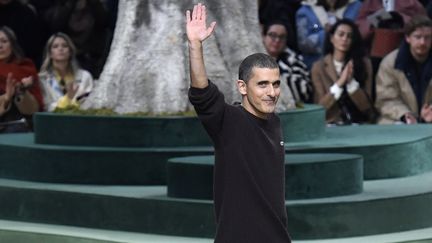 Felipe Oliveira Baptista, directeur créatif de Lacoste, en février 2018
 (BERTRAND GUAY / AFP)