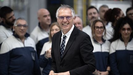 Le Directeur général de Stellantis, Carlos Tavares, le 10 avril 2024. (MARCO BERTORELLO / AFP)