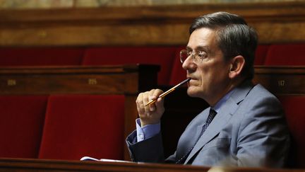 Le député Charles de Courson siège à l'Assemblée nationale à Paris, le 17 octobre 2017. (PATRICK KOVARIK / AFP)