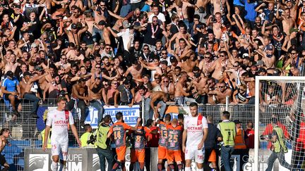 Pour Montpellier, huis clos partiel à domicile, pas de supporters à l'extérieur (JEAN MICHEL MART / MAXPPP)