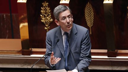 Charles de Courson, député UDI de la Marne, s'exprime devant l'Assemblée,&nbsp;le 17 juillet 2014 à Paris. (FRANCOIS GUILLOT / AFP)