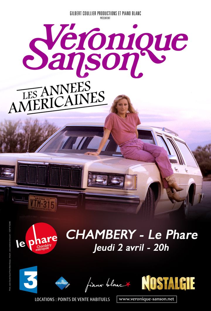 L'affiche chambérienne de la tournée de Véronique Sanson
 (DR)