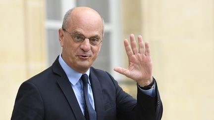 Le ministre de l'Education nationale, Jean-Michel Blanquer, le 28 juillet 2021 à Paris. (BERTRAND GUAY / AFP)