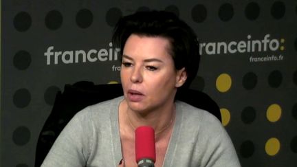 Laurence Saillet, porte-parole du parti Les Républicains. (FRANCEINFO / RADIOFRANCE)