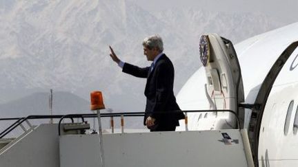 John Kerry photographié lors de sa visite en Afghanistan, en mars 2013. (AFP/Jason Reed)