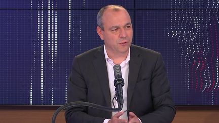 Laurent Berger, le secrétaire général de la CFDT sur franceinfo,&nbsp;jeudi 27 mai 2021. (FRANCEINFO / RADIOFRANCE)