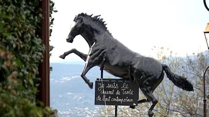 La Vérité pour un cheval de l'artiste Ben, 
