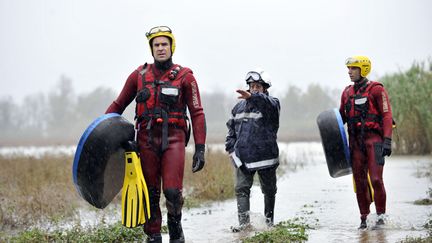 Ces intemp&eacute;ries ont fait trois morts, un SDF de nationalit&eacute; allemande dans l'H&eacute;rault et un couple de personnes &acirc;g&eacute;es dans le Var. (SYLVAIN THOMAS / AFP)