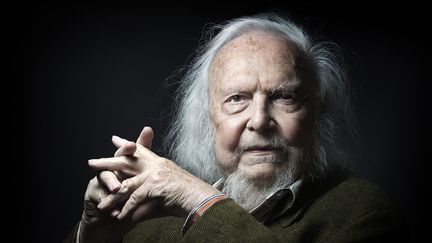 &nbsp;Le linguiste français Alain Rey à Paris, le 28 octobre 2015. (JOEL SAGET / AFP)