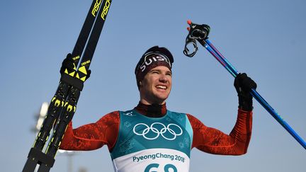 Dario Cologna roi du 15 km à PyeongChang (FRANCK FIFE / AFP)