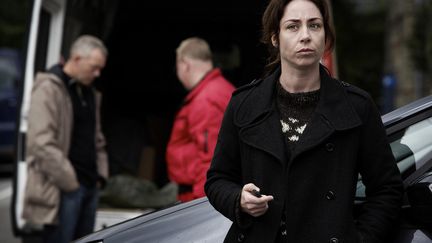 Les pulls de Sofie Gråbøl dans le rôle de Sarah Lund sont devenus mythiques au Danemark. (© ZDF/Tine Harden)