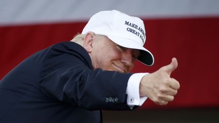 Donald Trump en meeting à Miami, le 2&nbsp;novembre. (RHONA WISE / AFP)