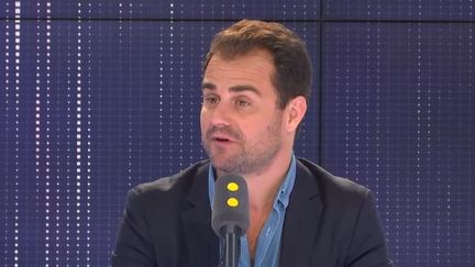 Jérôme Cazadieu était l'invité média de franceinfo, vendredi 14 juin. (CAPTURE ECRAN - FRANCEINFO)