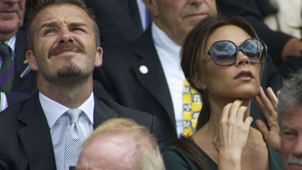 Un jour on verra Victoria Beckham sourire. Mais ce n'est pas encore pour demain. (EDDIE MULHOLLAND / REX / SIPA)