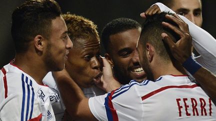 Le bonheur des Lyonnais  Ferri, Lacazette et N'Jie