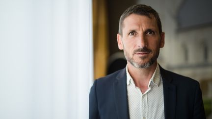 Matthieu Orphelin, le 7 juin 2017 à Angers (Maine-et-Loire). (JEAN-SEBASTIEN EVRARD / AFP)