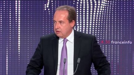 Jean-Christophe Lagarde, président de l'UDI et député de la 5ᵉ circonscription de Seine-Saint-Denis, dimanche 21 novembre sur franceinfo. (FRANCEINFO / RADIO FRANCE)