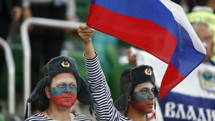 GROUPE A - RUSSIE - L'arm&eacute;e rouge &agrave; l'assaut de l'Euro. (DOMINIC EBENBICHLER / REUTERS)