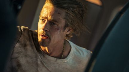 Brad Pitt joue un tueur à gages un peu ringard dans le nouveau film de David Leitch. (SCOTT GARFIELD)