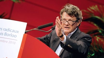 Jean-Louis Borloo, président du Parti Radical, le 4 septembre 2010 à Lyon. (AFP - Jean-Pierre Clatot)