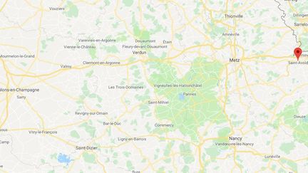 Les pompiers de Moselle ont été prévenus à 2h45, dans la nuit de jeudi à vendredi&nbsp;au centre des impôts de Saint-Avold (Moselle). (GOOGLE MAPS)