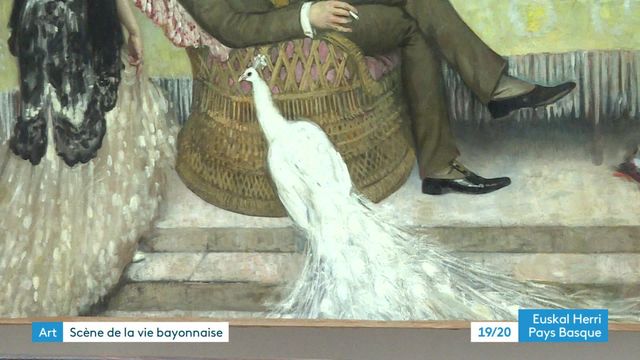 "Le paon blanc" rejoint les collections du musée Basque de Bayonne