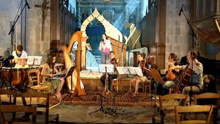 Un concert classique à l&#039;église du Moutier d&#039;Ahun dans la Creuse
 (France3culturebox)