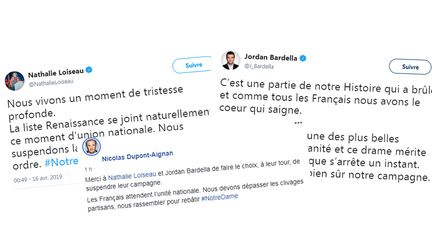 Plusieurs candidats ont annoncé la suspension de leur campagne européennes. (STÉPHANIE BERLU / RADIO FRANCE)