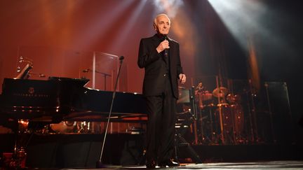 Charles Aznavour au Bercy AccorHotels Arena (Paris) le 13 décembre 2017
 (Eric Feferberg / AFP)