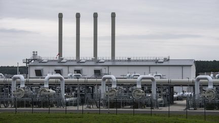 La station de réception du pipeline Nord Stream 2 ​​à Lubmin (Allemagne). (JOHN MACDOUGALL / AFP)